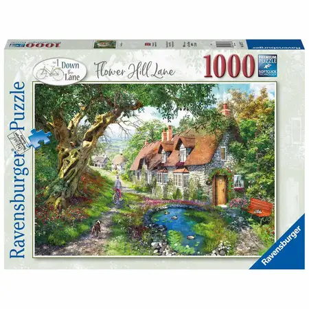 Flower Hill Lane 1000 Piece Jigsaw Puzzle