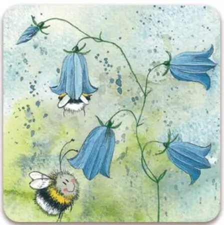 Fm176 Hare & Harebells Fridge Magnet