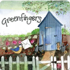 FM237 GREEN FINGERS FRIDGE MAGNET