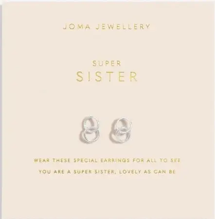 FOREVER YOURS EARRINGS | SUPER SISTER | Silver Plated | Earrings - image 1