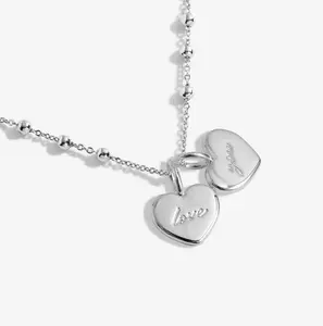 FOREVER YOURS LOVE COLLECTION | FOREVER I LOVE YOU | Silver Plated | Necklace | 46cm + 5cm extender - image 2