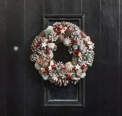 FrostStar Wreath - 50cm