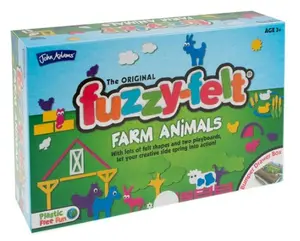 Fuzzy Felt Retro Farm Yard Drawer Set