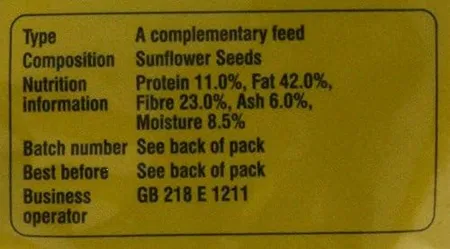 Gardman Sunflower Seed 2.8kg - image 2