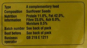 Gardman Sunflower Seed 2.8kg - image 2