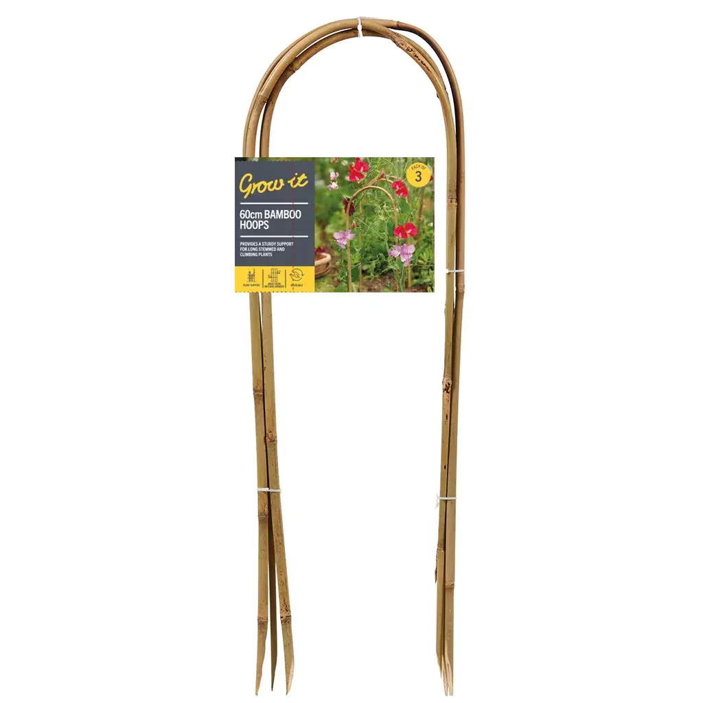 GI Bamboo Hoops 90cm 35' 3pk