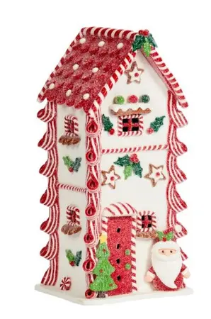 Gingerbread Santa Candy Home