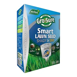 Gro-Sure Smart Lawn Seed Shady & Dry 20m2 Box