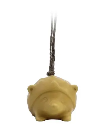 Hanging Decoration - Woodland Folk (Yellow Hedgehog)