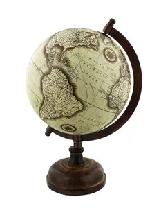 Harvey Makin Globe Metal & Wooden Base 27cm *(8/6)*