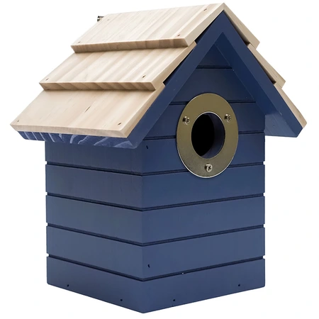 HB Beach Hut Nest Box MID BLUE