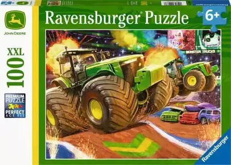 John Deere Big Wheels 100 Piece Jigsaw Puzzle