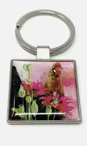 K10 Cockerel Key Ring