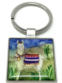 K17 Llama Key Ring