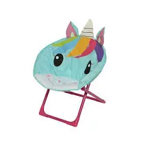 Kids Unicorn Moon Chair Foldable Garden / Camping Chair