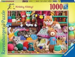 Knitty Kitty! 1000 Piece Jigsaw Puzzle