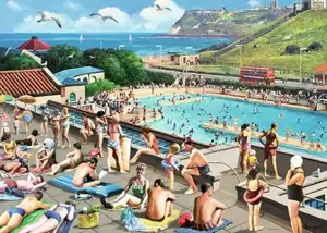 Leisure Days-Scarborough 1000 Piece Jigsaw Puzzle