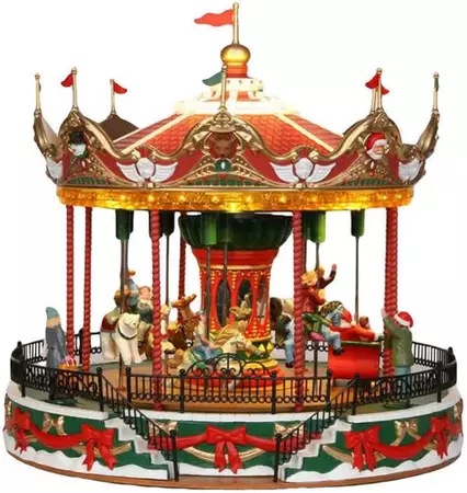 SANTA CAROUSEL, WITH 4.5V ADAPTOR