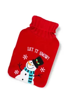 Let It Snow Hot Water Bottle medium