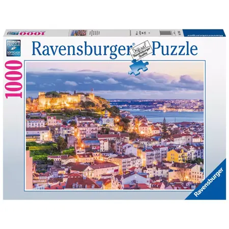 Lisbon & Sao Jorge Castle 1000 Piece Jigsaw Puzzle