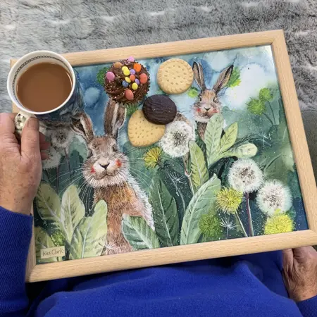 Lp04 Little Rabbits Lap Tray