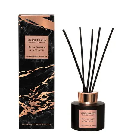 Luna - Dark Amber & Vetiver - Reed Diffuser