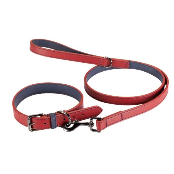 LuxeLeather Lead - Ruby 120 Cm