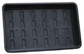 Midi Garden Tray Black Without Holes