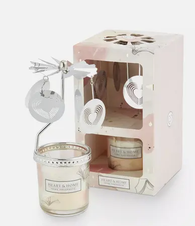 Mini Candle & Carousel Gift Set - Love Story