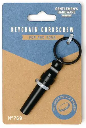 Mini Keychain Corkscrew