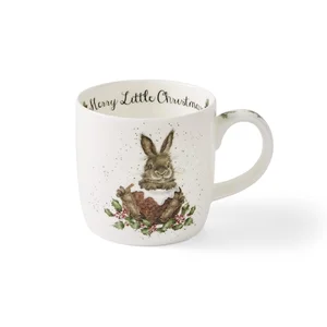 Mug – Merry Little Christmas – Royal Worcester Wrendale Designs