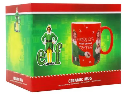 Mug Standard Boxed (400ml) - Elf (World's Best Coffee Mug) - image 1