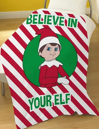 New! The Elf on the Shelf® “Believe in your Elf” Throw - image 2