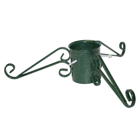 Ornate Christmas Tree Stand - Green - 13cm (5")