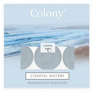 PK/9 TEALIGHTS COASTAL WATERS