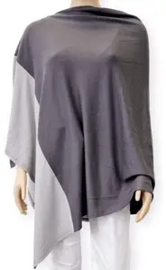 Passion - ONE SIZE TWO TONE PONCHO