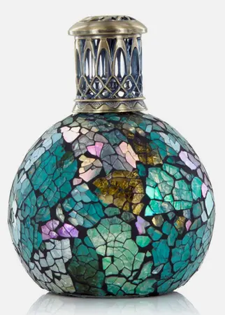 Peacock Feather Small Mosaic Fragrance Lamp