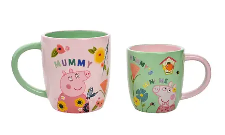 Peppa Pig Mummy & Me Mug Set