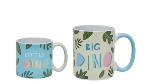 Petit Cheri Dinosaur Mug Set "Big Dino" & "Little Dino" - image 1