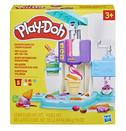 Play-Doh Rainbow Swirl Ice Cream Playset - image 1