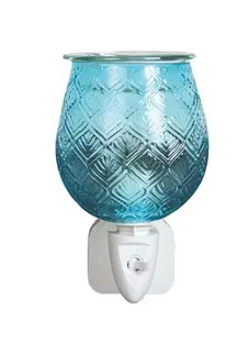 Plug In Melter Teal Leaf 12cm