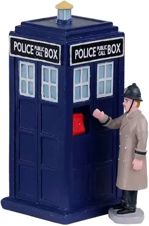 POLICE CALL BOX, SET OF 2