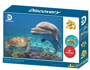 Prime 3D Adult Puzzles - Dolphin & Turtle