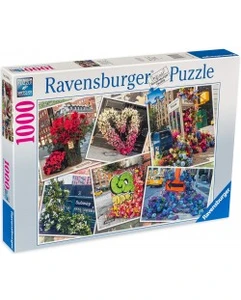 Ravensburger 1000pc Jigsaw Puzzle NYC Flower Flash