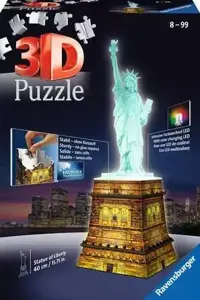 Ravensburger Statue of Liberty Night Edition 108 Piece 3D Jigsaw Puzzle