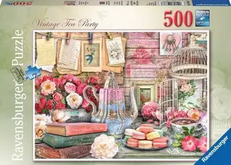 Ravensburger Vintage Tea Party 500 Piece Jigsaw Puzzle