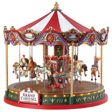 SANTA CAROUSEL, WITH 4.5V ADAPTOR