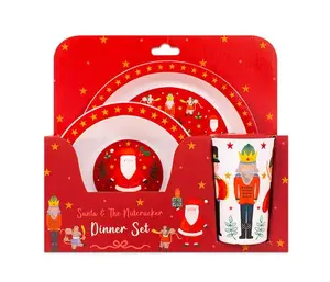 Santa &The Nutcracker Kids Pp Dinner Set