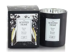 Scented Home Candle Jar: Festive Fizz