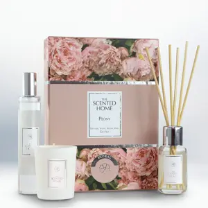 Scented Home Gift Set - Peony (Spray, Diff, Vot)